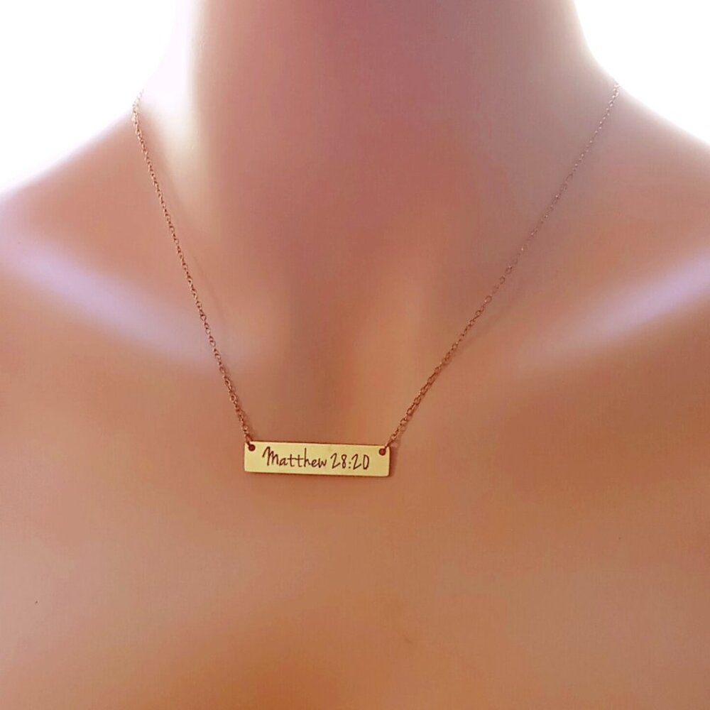 Faith Gold Necklace